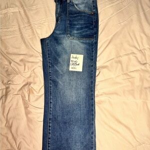 Judy Blue Ankle Cropped Jeans in Classic Blue